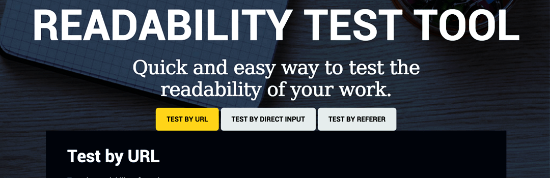 Do a Readability test